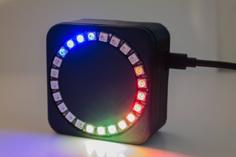 RGB LED Analog Clock 3D Printer Model