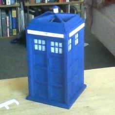 TARDIS Pencil Cup 3D Printer Model