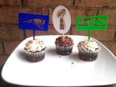 Super Bowl XLIX Cake Toppers 3D Printer Model