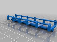 Vekoma Style Straight Track 1.75mm Rail 3D Printer Model