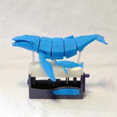 Save The Whales (Kinetic Whales) 3D Printer Model