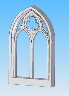 Gothic Window 3D Printer Model