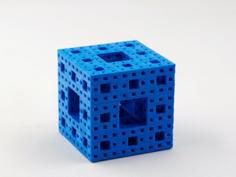 Menger’s Sponge (Fractal Cube, 3D Sierpinski’s Carpet) 3D Printer Model