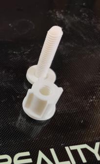 Toilet Seat Nut And Bolt Set 3D Printer Model