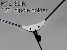 RTL-SDR 120° V-Dipole Holder 3D Printer Model