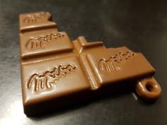 Milka Choco Keychain 3D Printer Model