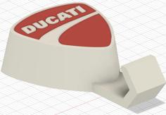 Ducati Key Hook 3D Printer Model