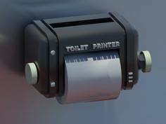 TOILET PAPER PRINTER HOLDER 3D Printer Model