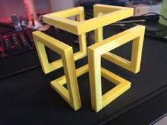 Impossible Cube Mix With Plug 3D Printer Model