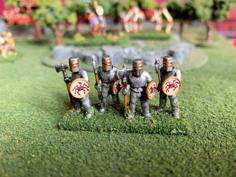 15mm HotT Knights Of Serbia Army – Knight Spears/Blades 3D Printer Model