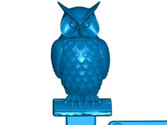 Owl Mailbox Flag And Mount Or Binary Indicator 3D Printer Model