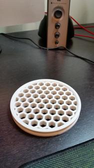 Hexagonal Honeycomb Coaster 3D Printer Model