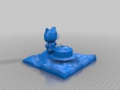 Hello Kitty And Cake 3D Printer Model