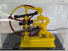 Marble Clock “Time Rolls On” 3D Printer Model