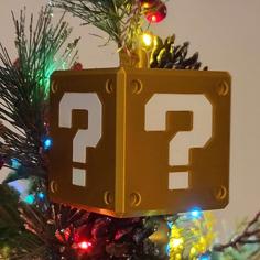 Christmas Ornament Mystery Cube – Gaming Inspired 3D Printer Model