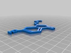 Serotonin Molecule 3D Printer Model