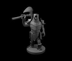 Armored Werebear 3D Printer Model