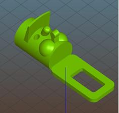 Seat Belt Alarm Inhibitor 3D Printer Model