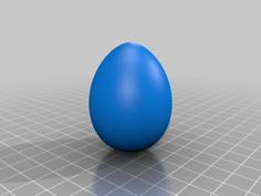 Chicken Egg 3D Printer Model