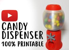 Candy Dispenser 100% Printed 3D Printer Model