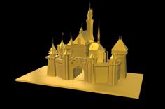 Disneyland Sleeping Beauty Castle (Fixed) 3D Printer Model