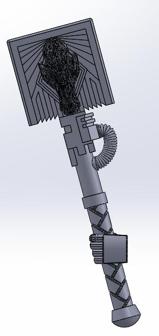 Wolf Crozius 3D Printer Model