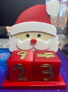 Christmas Countdown Cubes V2 3D Printer Model