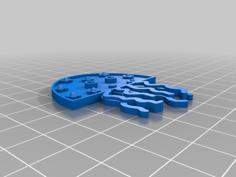 Jellyfish Brooch / Pin / Badge 3D Printer Model