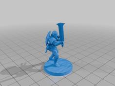 Paladin (male) 3D Printer Model