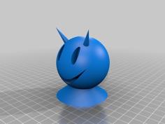 Big Penholder Smiley (litle Devil) 3D Printer Model