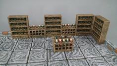 28mm Wine Cellar Accessories 3D Printer Model