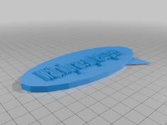 Green Texts 3D Printer Model