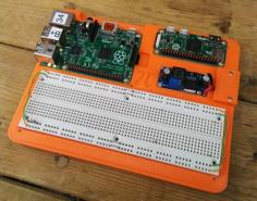 Breadboard – Raspberry Pi Prototype Board 3D Printer Model