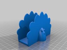 Turkey Napkin Holder For Thanksgiving 3D Printer Model