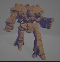 Watcher Of The Gate Mecha 3D Printer Model