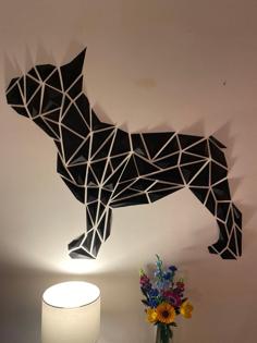 French Bulldog Wall Art 3D Printer Model