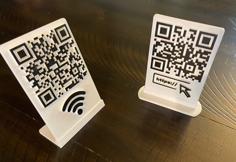 Easy One-Color Custom QR Code For Wifi, Check-In, Menu, Website 3D Printer Model