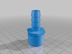 Vivosun Submersible Pump Hose Adapter 3D Printer Model