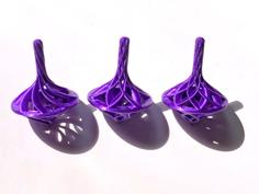 Set Of 3 Spinning Tops 3D Printer Model