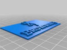 Browning Logo 3D Printer Model