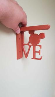 Mickey Shelf 3D Printer Model