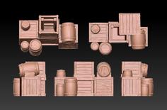 Supply Cluster With Removable Lid And Secret Entrance 3D Printer Model