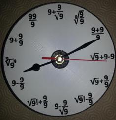 Mathematical Clock 3D Printer Model