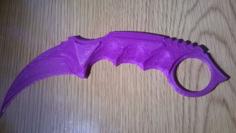 Karambit CsGo Tested PLA A-007 3D Printer Model