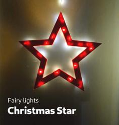 Fairy Lights Christmas Star 3D Printer Model