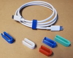 USB Cable Clips – 3 Sizes 3D Printer Model