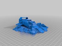 Land Speeder Tempest Wreck 3D Printer Model