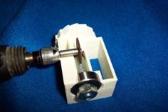 Indexed Bolt Hobbing Jig For Rotary Tool 3D Printer Model