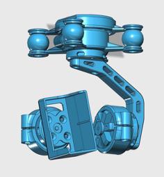 Open Brushless Gimbal (3-axis) 3D Printer Model