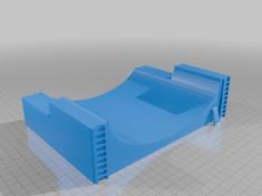 Double Half Pipe 3D Printer Model